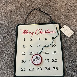 Hearth & Hand Christmas Countdown Calendar - Red, Green, White
